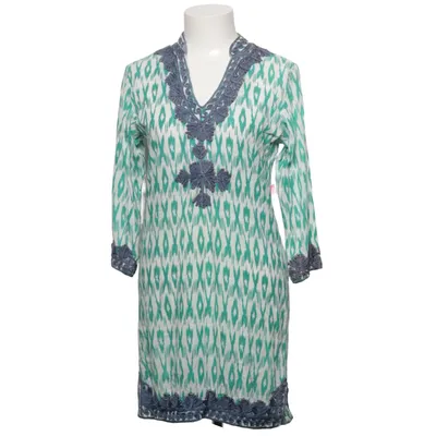 Robe (Vert, Blanc) de Flamenco