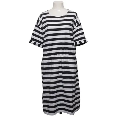 Dress (Black, White) from Globe Hope Recycled cotton, Recycled polyester