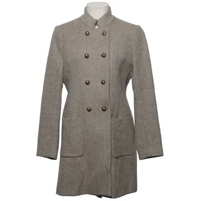 Frakke (Beige) fra Newhouse Viscose, Uld