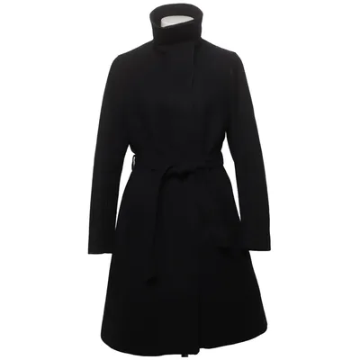 Coat (Black) from Snoot Merino wool, Polyamide, Polyester