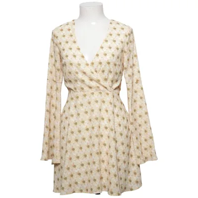 Dress (White, Multicolored) from The Fashion Fraction x NA-KD Polyester