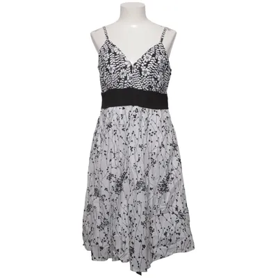 Dress (White, Black) from Brandtex Cotton