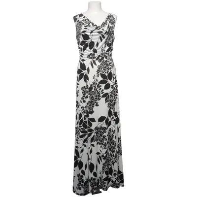 Robe longue (Noir, Blanc) de Zinzane Élasthane, Polyester
