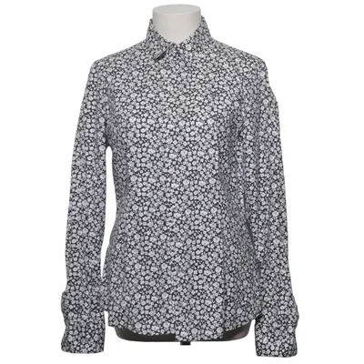 Shirt (Blauw, Wit, Meerkleurig) van Marc O'Polo Katoen, Elastaan