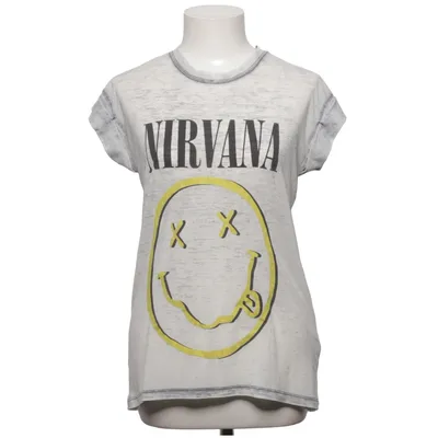 T-shirt (Gray, White, Yellow) from Nirvana Cotton, Polyester