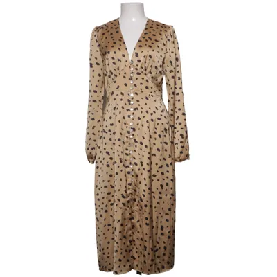 Klänning (Beige, Svart) från Adoore Polyester