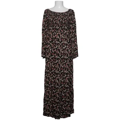 Maxi jurk (Zwart, Meerkleurig) van DH Mode Katoen, Polyester