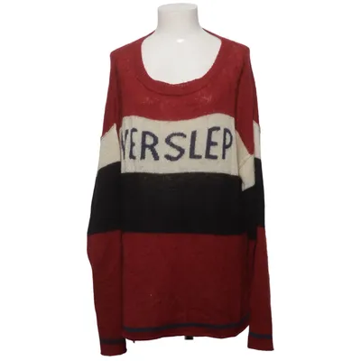 Strickpullover (Rot, Schwarz, Weiß) von Wildfox Acryl, Alpakawolle