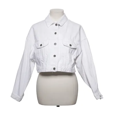 Denim jacket (White) from Zara Cotton