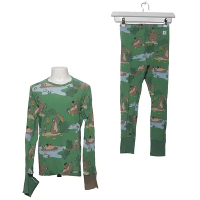 Pajamas (Green, Multicolored) from Disney x Polarn O. Pyret Elastane, Organic cotton
