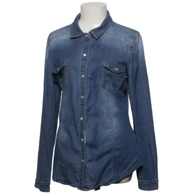 Jeansskjorta (Blå) från Denim Bomull, Elastan, Polyester