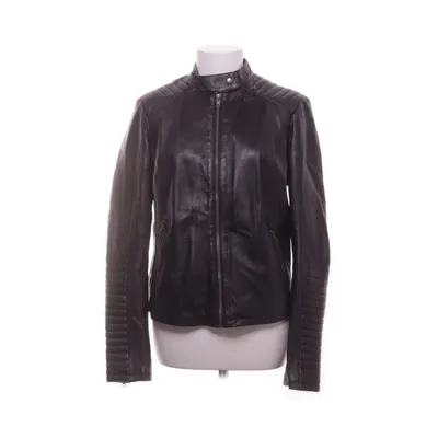 Läderjacka (Svart) från AJC Skinn, Polyester