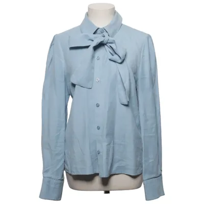 Strikblouse (Blauw) van Gestuz Polyester, Viscose