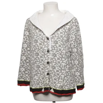 Cardigan (Gris, Blanc, Multicolore) de Eva & Claudi Acrylique, Coton, Polyamide, Polyester, Viscose