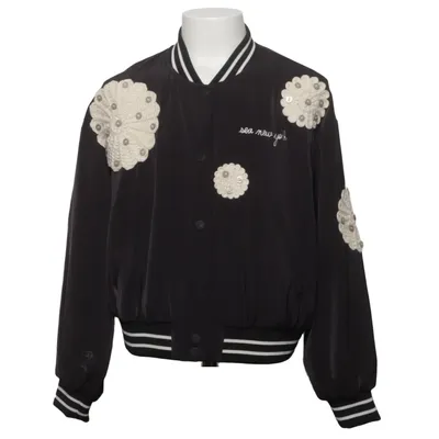 Collegejacka (Svart, Vit) från Zara Elastan, Polyester