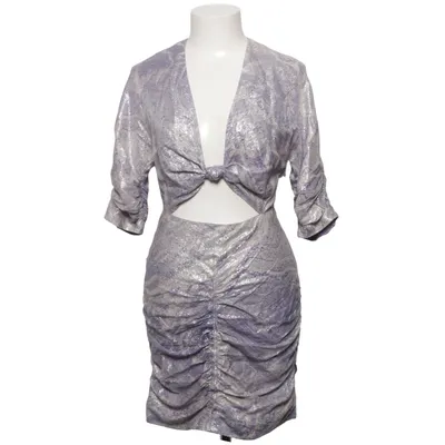 Cocktailjurk (Lila, Zilver) van H&M Conscious Collection Exclusive Lyocell, Zijde, Polyester