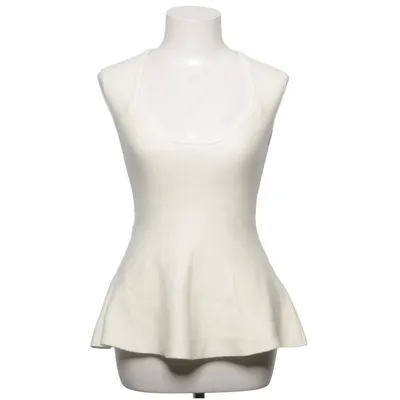 Peplumbluse (Beige) fra Bubbleroom Polyamid, Polyester, Viscose