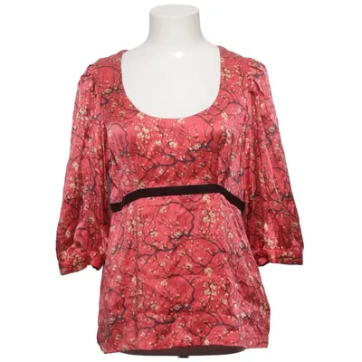 Blouse (Rouge, Multicolore) de Edith & Ella Soie