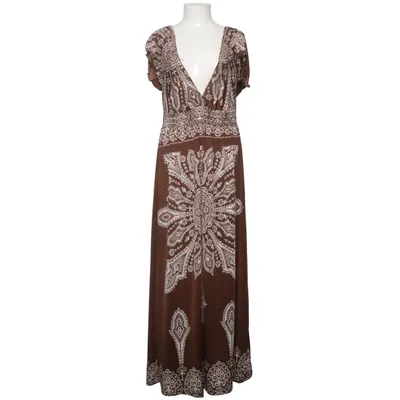 Maxi jurk (Bruin, Wit) van ALC