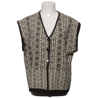 Vest (Sort, Hvid) fra Micha Akryl, Polyamid, Uld
