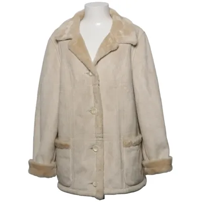 Shearling jas (Beige) van JCC Collection