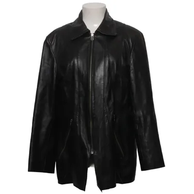 Leren jas (Zwart) van Sormet Leer, Polyester