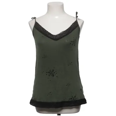 Tanktop  (Grøn, Sort) fra House of Lola Elastan, Polyamid, Tencel