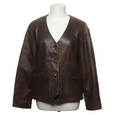 Veste en cuir (Marron) de Molltan