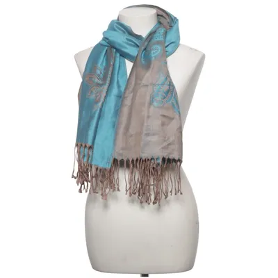 Schal (Blau, Braun) von Cashmere Kaschmir