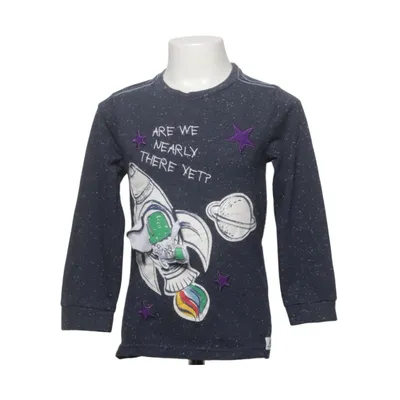 Long sleeve T-shirt (Blue, Multicolored) from Nutmeg Cotton, Polyester