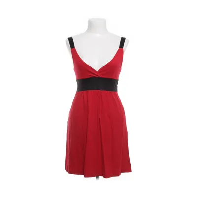 Kjole (Rød, Sort) fra Ichi Viscose, Elastan, Polyester