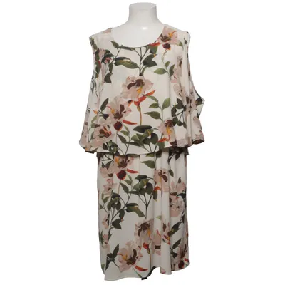 Dress (Beige, Multicolored) from ONLY Carmakoma Elastane, Polyester