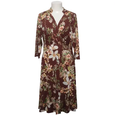Kleid (Braun, Mehrfarbig) von Stockholms Klänningsfabrik Elasthan, Polyester