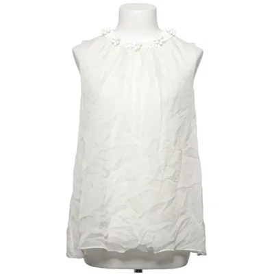 Haut (Blanc) de Hallhuber Élasthane, Soie, Viscose