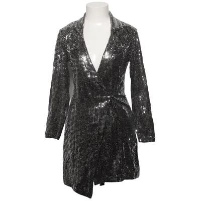 Cocktailjurk (Zilver, Zwart) van New Look Elastaan, Metallvezel, Polyamide, Polyester