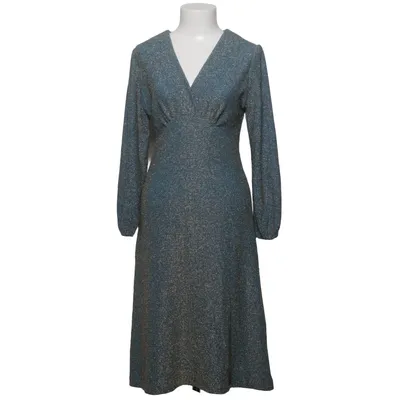 Dress (Blue, Silver, Multicolored) from Orion London Elastane, Metallic fiber, Polyamide