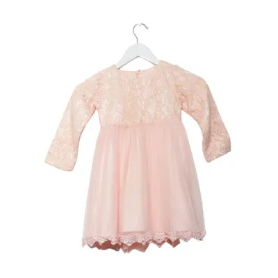 Bloemenmeisjes jurk (Roze) van Keaiyouhuo