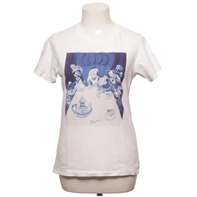 T-shirt (Hvid, Blå) fra Uniqlo x UT Bomuld