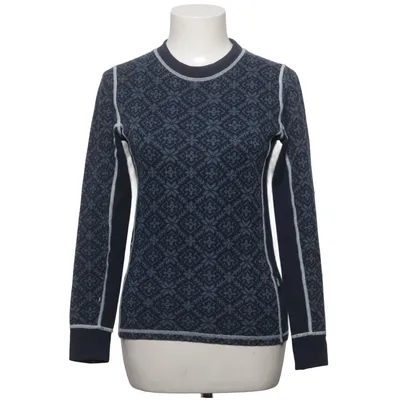 Base layer shirt (Blue) from Ullmax Merino wool, Polyester