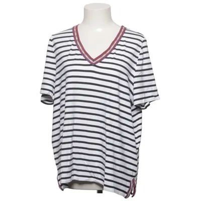 T-shirt (Blanc, Noir) de Emilia Lay Élasthane, Viscose