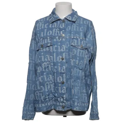 Overshirt (Blue) from Boohoo Blue Cotton