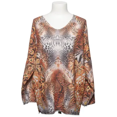 Long sleeve T-shirt (Brown, Multicolored) from New Collection Cotton, Elastane