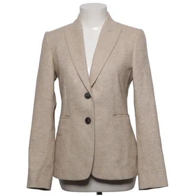 Kavaj (Beige) från Massimo Dutti Silke, Viskos