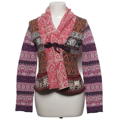 Slå om-cardigan (Pink, Flerfarvet) fra Odd Molly Nylon, Uld