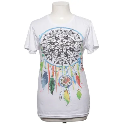 T-shirt (White, Multicolored) from CDJLFH