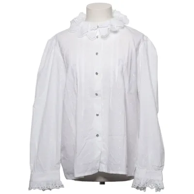 Blouse (Wit) van Julius Lang Katoen, Polyester