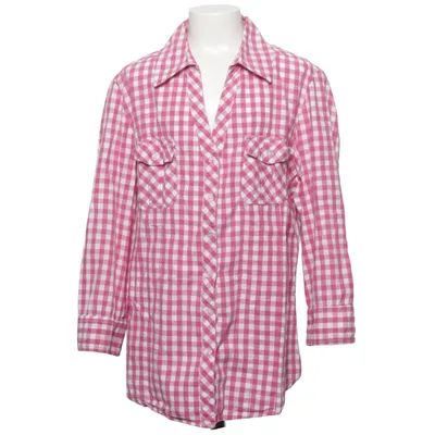 Shirt (Pink, White) from Lycks Cotton