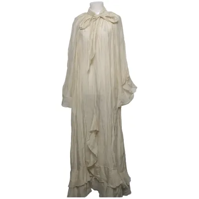 Maxi jurk (Wit) van H&M Edition Modal, Polyester