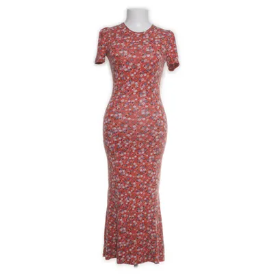 Långklänning (Röd, Flerfärgad) från ASOS Elastan, Viskos