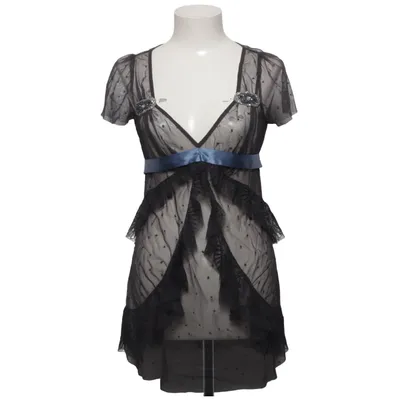 Top (Zwart, Blauw) van Antik Batik Polyamide